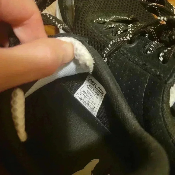 SOREL Kinetic Lite Lace Women's Trainer Shoes in Black Size 7 - Picture 11 of 11